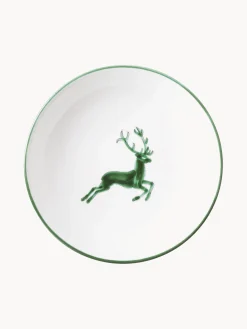 Piatto fondo fatto a mano Cup Grüner Hirsch
