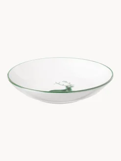 Piatto fondo fatto a mano Cup Grüner Hirsch