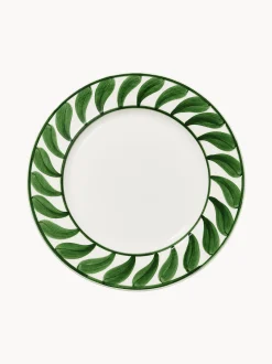 Piatto piano dipinto a mano Swirl