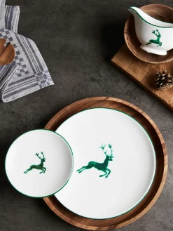 Piatto piano fatto a mano Cup Grüner Hirsch