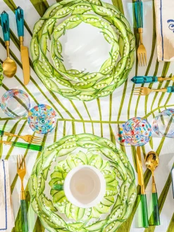 Piatto colazione dipinto a mano Lily of the Valley