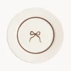 Piatto da colazione dipinto a mano Bow