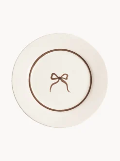 Piatto da colazione dipinto a mano Bow