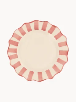 Piatto da colazione dipinto a mano Scalloped