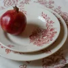 Piatto da colazione fatto a mano Whimsical Rose