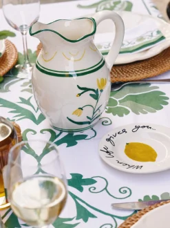 Piatto da dessert dipinto a mano Lemon