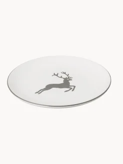 Piatto da dessert fatto a mano Cup Grauer Hirsch