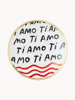 Piatto da dessert fatto a mano Con Amore