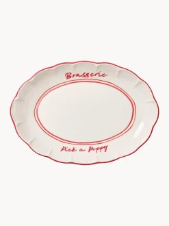 Piatto da portata dipinto a mano Bistro