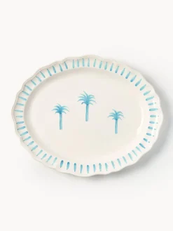 Piatto da portata dipinto a mano The Palms