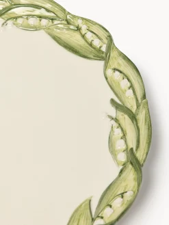 Piatto da portata dipinto a mano Lily of the Valley