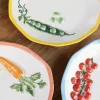 Piatto da portata fatto a mano Carota