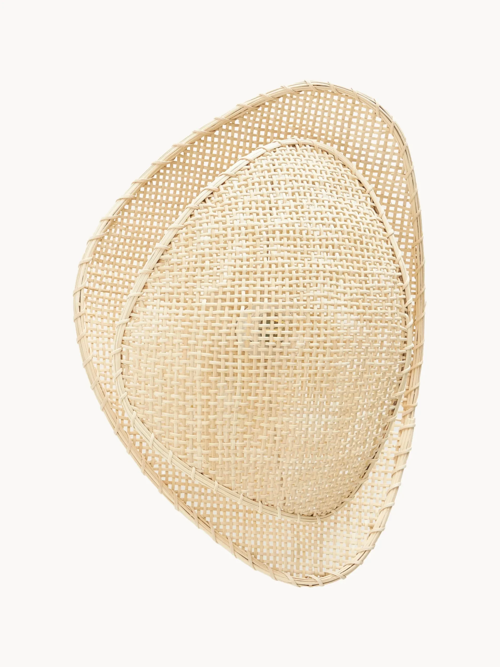 Plafoniera in rattan Senja