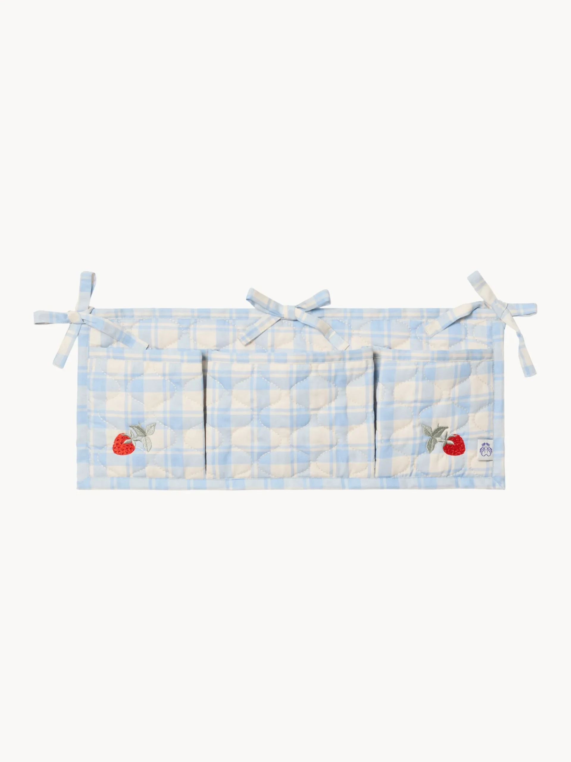 Pocket per lettino in cotone Sky Blue