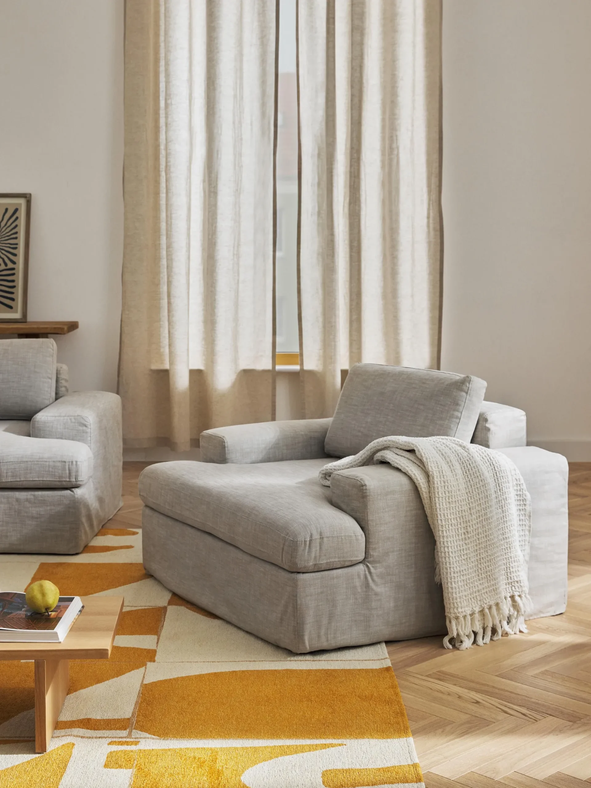 Poltrona con rivestimento sfoderabile Russell