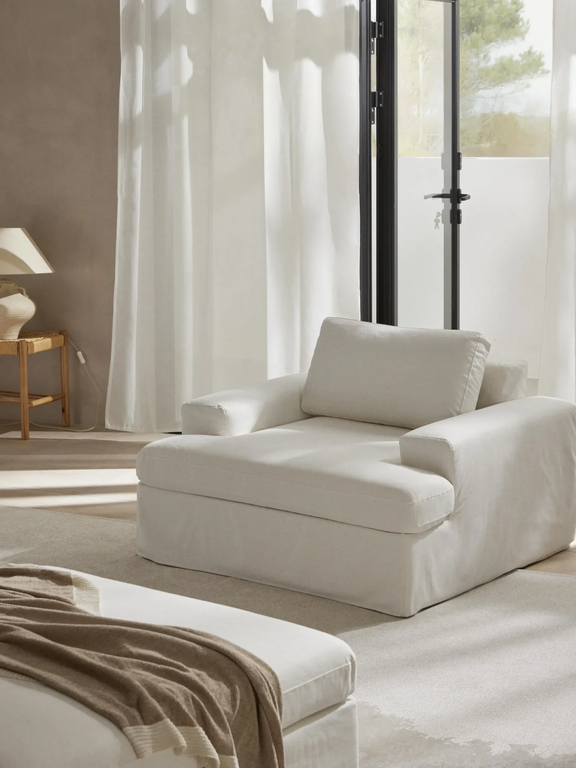Poltrona con rivestimento sfoderabile Russell