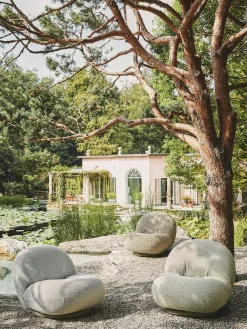Poltrona da giardino girevole Pacha