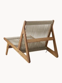 Poltrona da giardino in legno di Iroko fatta a mano MR01 Initial