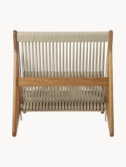 Poltrona da giardino in legno di Iroko fatta a mano MR01 Initial