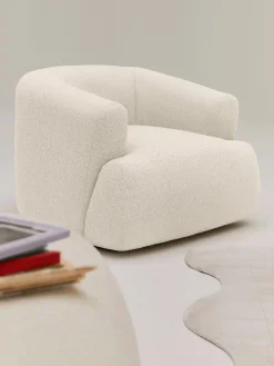 Poltrona in bouclé Sofia
