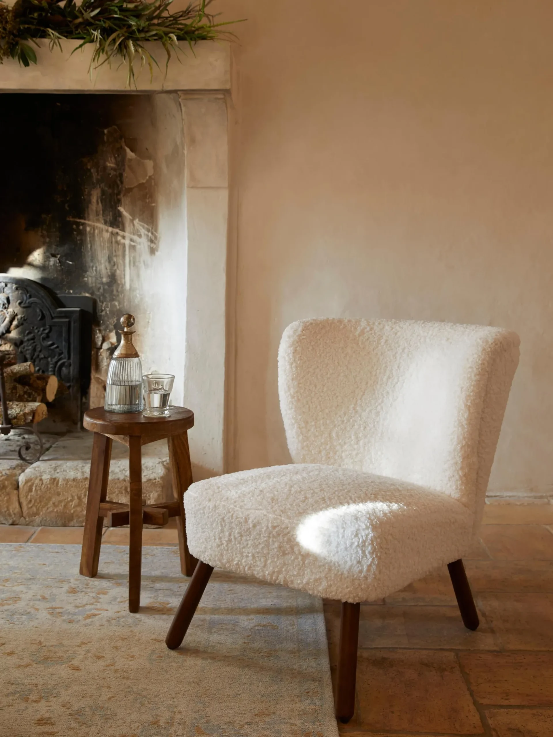 Poltrona in teddy Robine