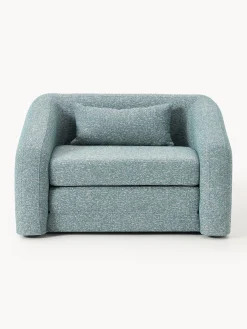 Poltrona letto in bouclé Eliot