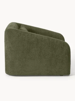 Poltrona letto in teddy-bouclé Eliot