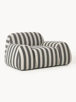 Poltrona lounge a righe Wolke