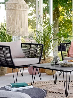 Poltrona lounge da giardino con intreccio Mundo