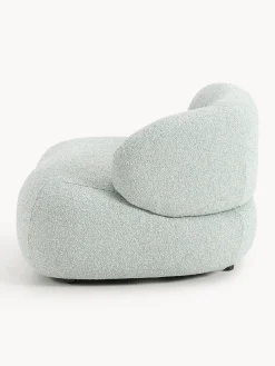Poltrona lounge in bouclé Alba