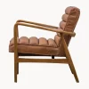 Poltrona lounge in pelle Datsun