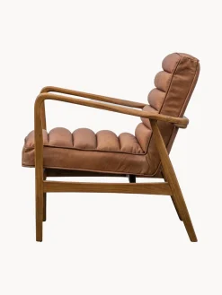 Poltrona lounge in pelle Datsun