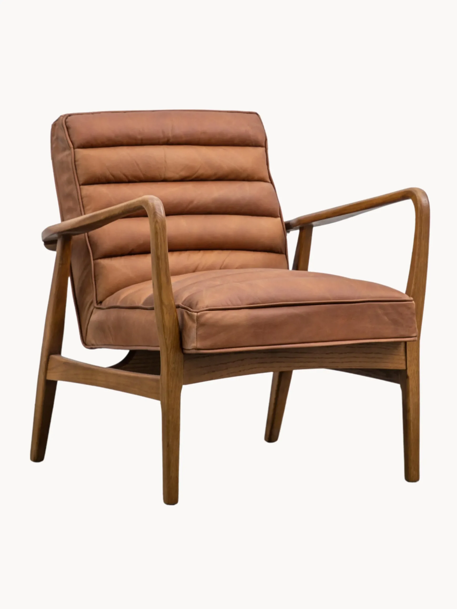 Poltrona lounge in pelle Datsun
