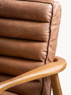 Poltrona lounge in pelle Datsun