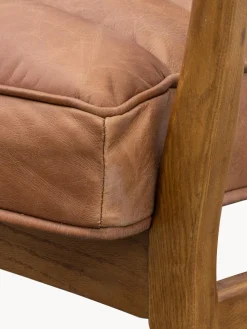 Poltrona lounge in pelle Datsun