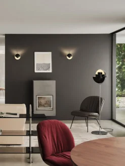 Poltrona lounge in pelle Beetle