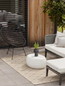 Poltrona lounge in plastica intrecciata Bahia
