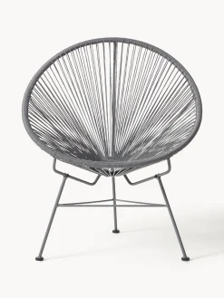Poltrona lounge in plastica intrecciata Bahia
