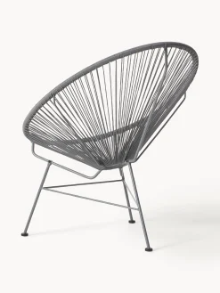 Poltrona lounge in plastica intrecciata Bahia