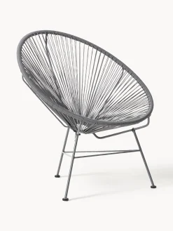 Poltrona lounge in plastica intrecciata Bahia