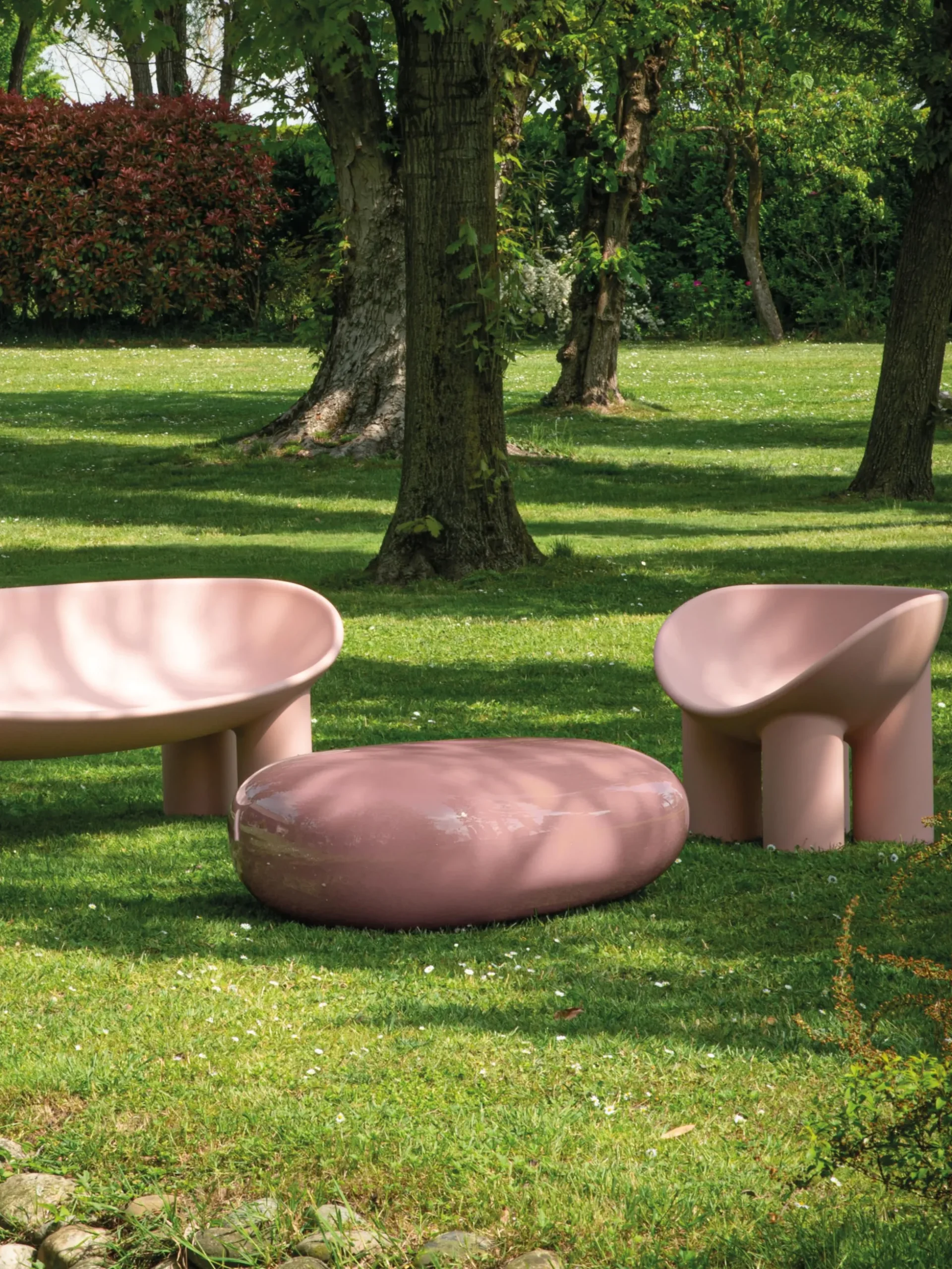Poltrona lounge in plastica Roly Poly