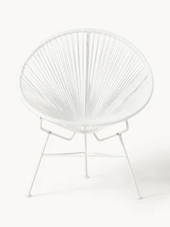 Poltrona lounge in plastica intrecciata Bahia