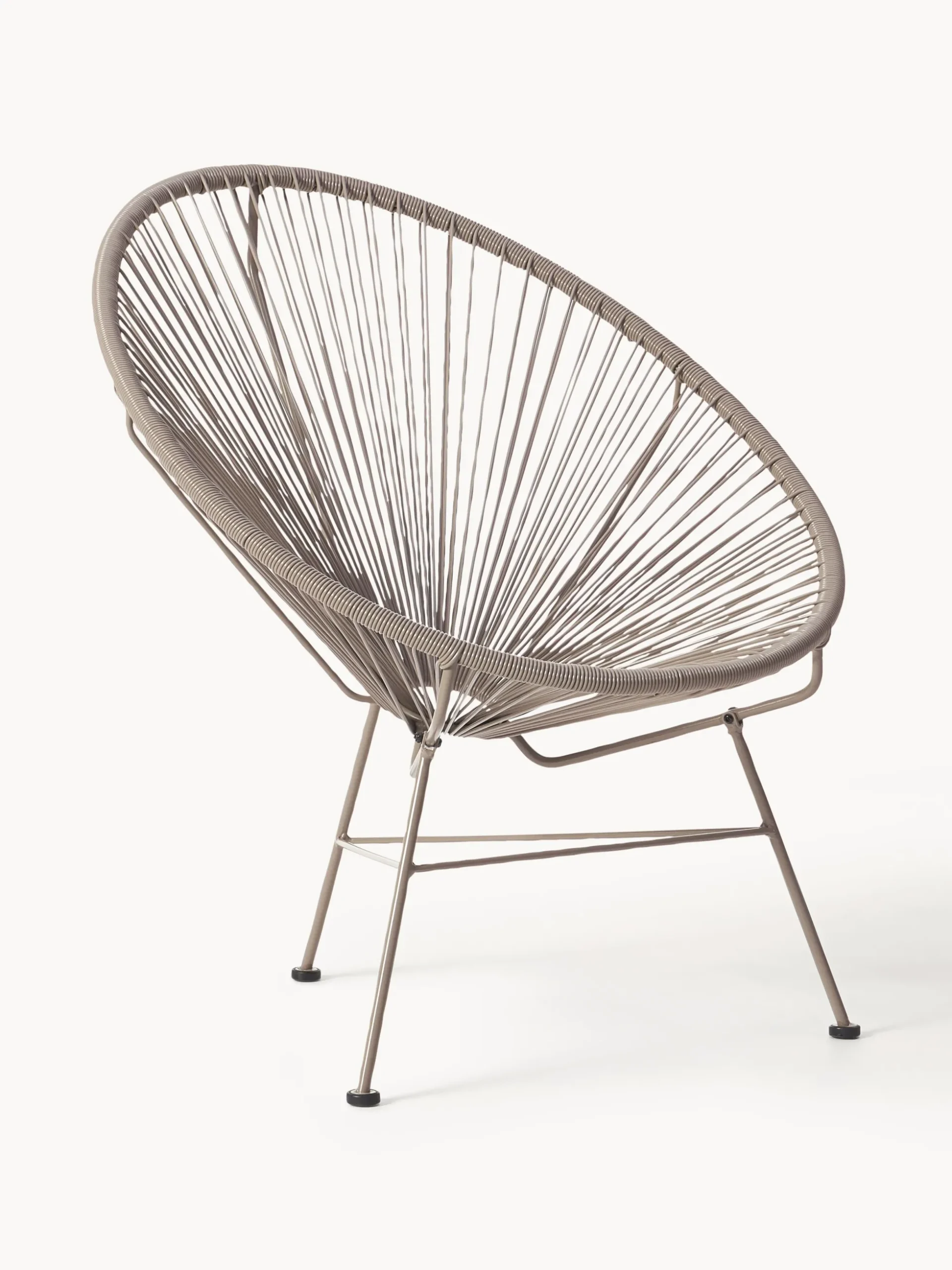 Poltrona lounge in plastica intrecciata Bahia