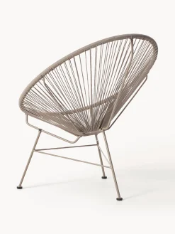 Poltrona lounge in plastica intrecciata Bahia