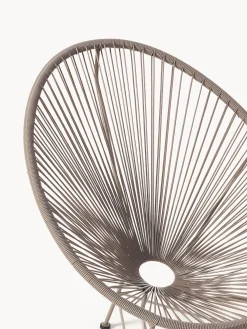 Poltrona lounge in plastica intrecciata Bahia