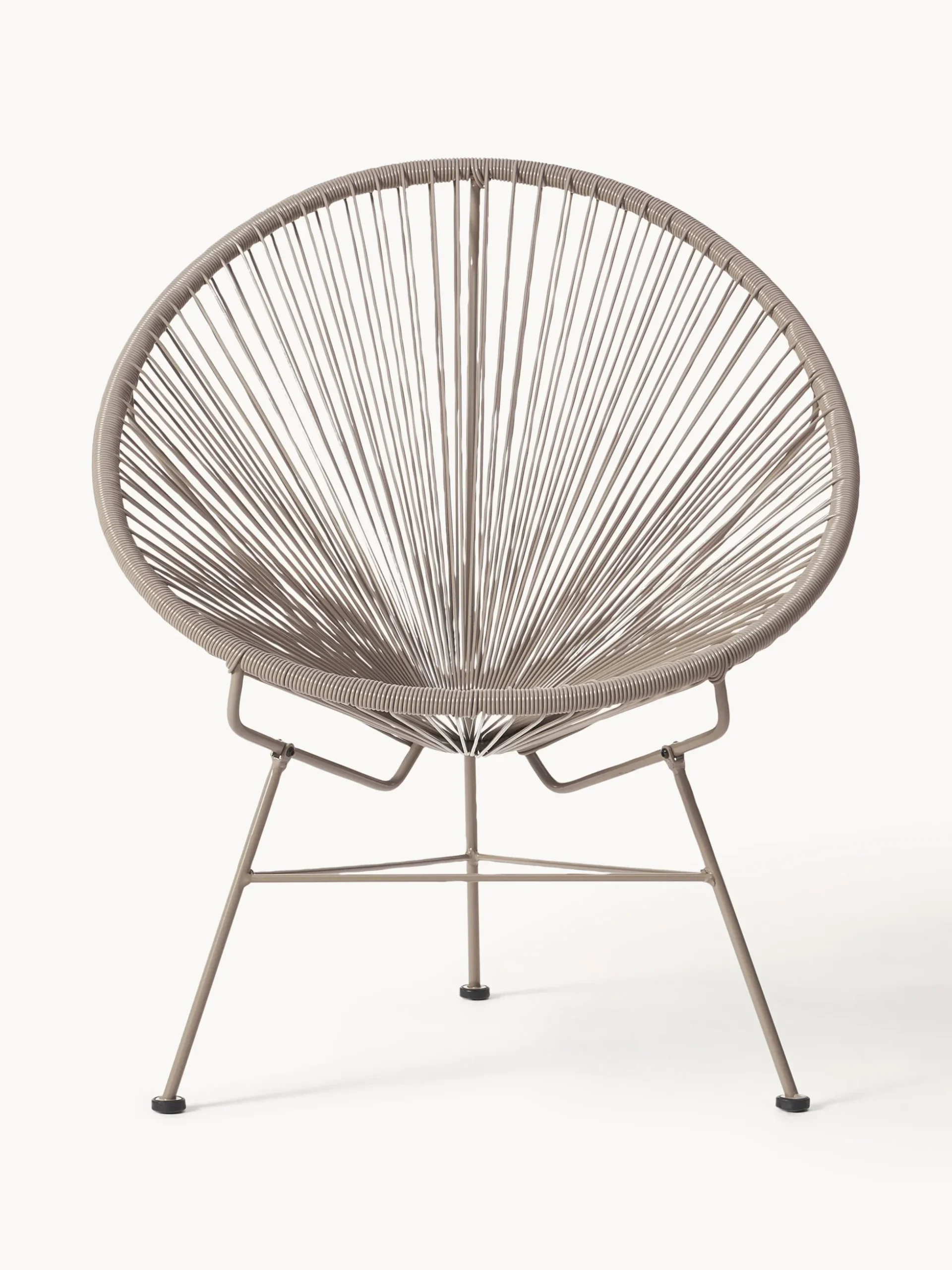 Poltrona lounge in plastica intrecciata Bahia