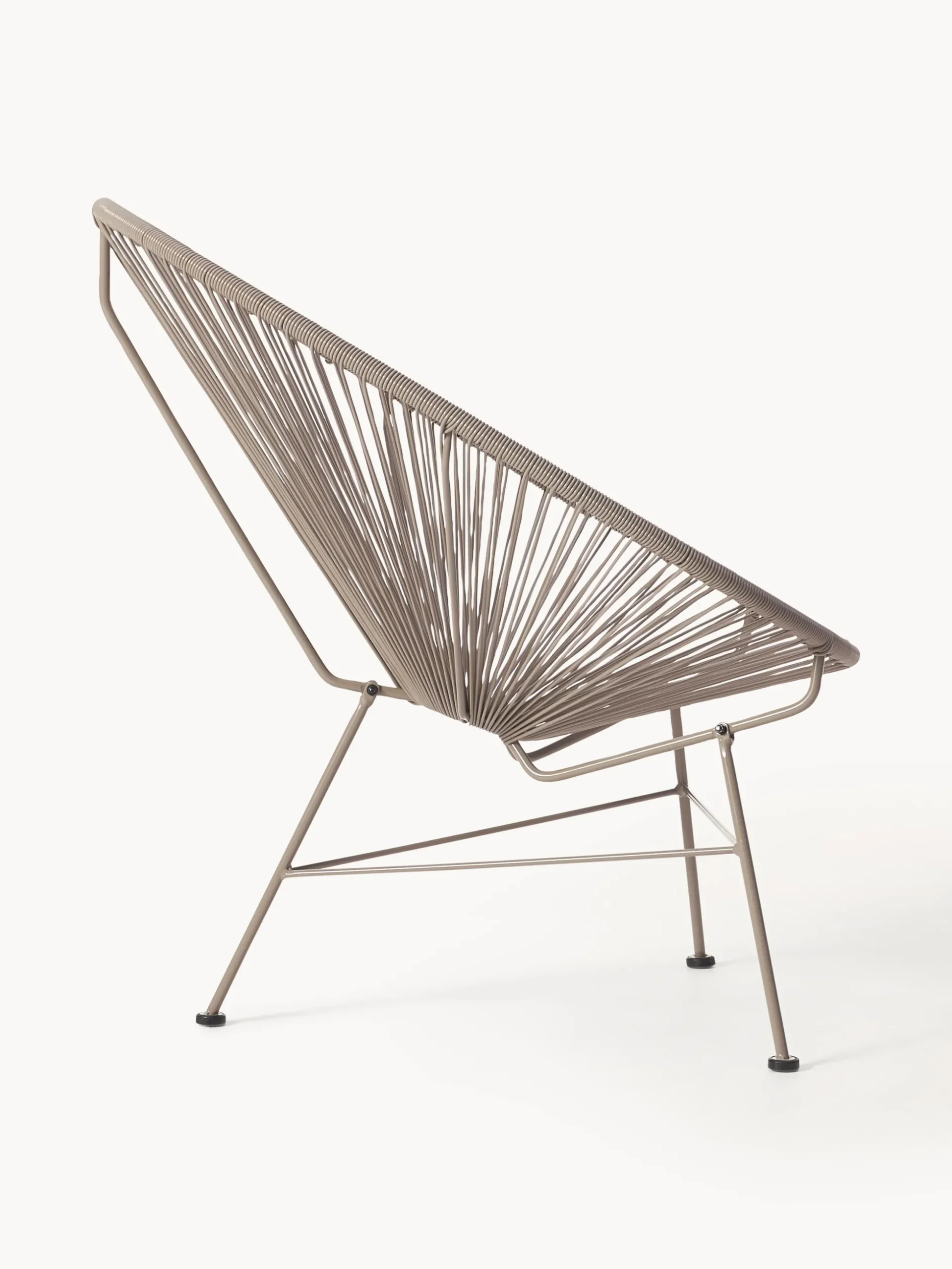 Poltrona lounge in plastica intrecciata Bahia