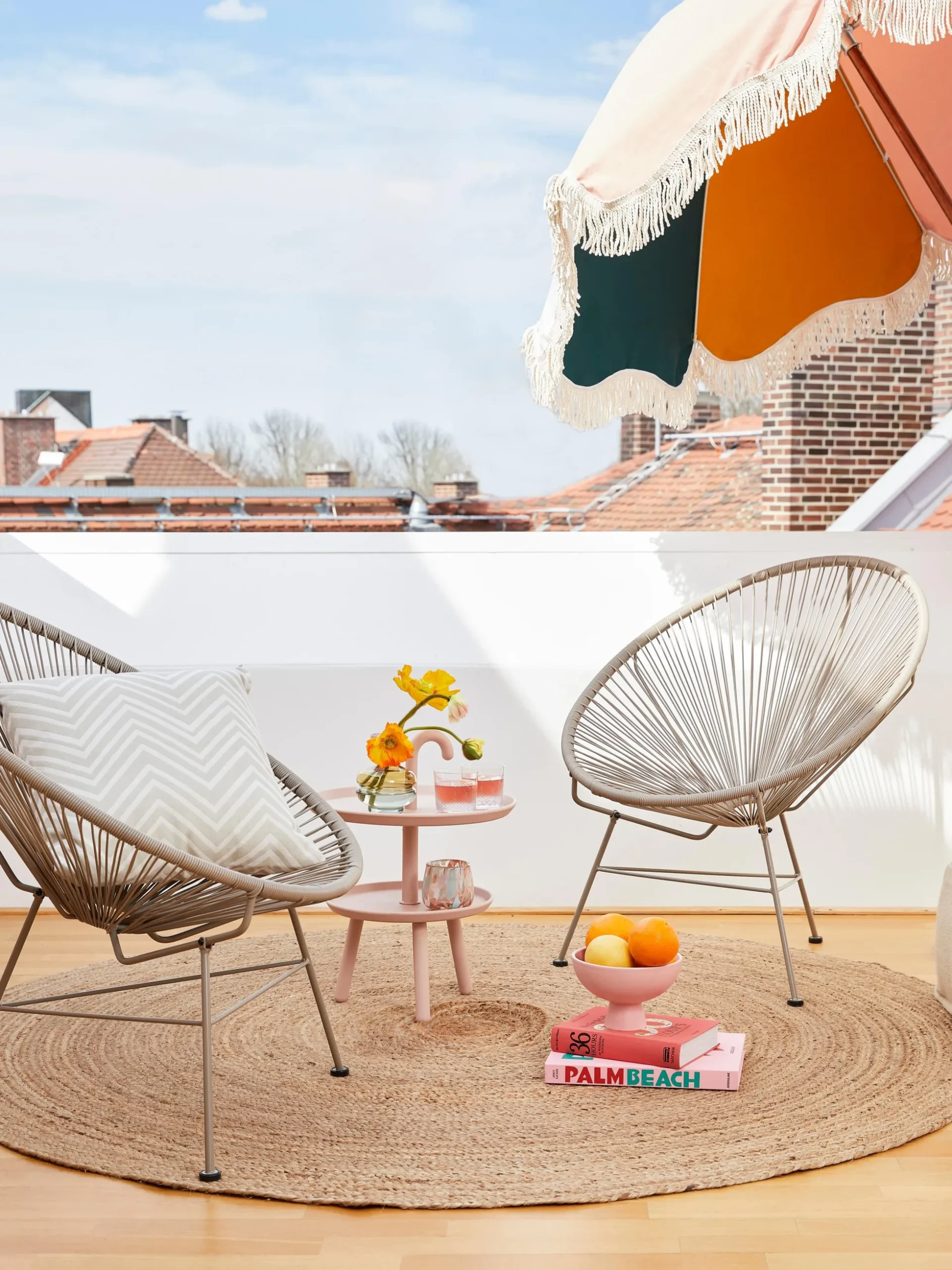 Poltrona lounge in plastica intrecciata Bahia