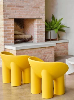 Poltrona lounge in plastica Roly Poly