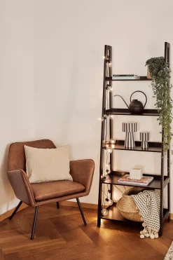Poltrona lounge in similpelle Bon